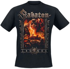 Sabaton T-Shirt Herren Legends schwarz Band-Merch, Bands, Nachhaltigkeit