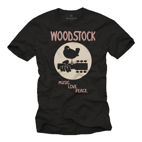 Woodstock shirt herren - woodstock, 60er