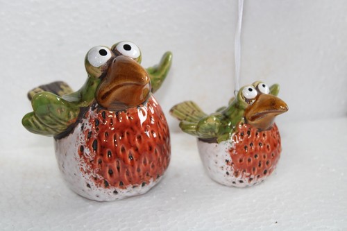 Süßer vogel aus keramik - keramik,, 2