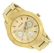 Fossil Damen Armbanduhr Rose Gold Day & Date Chrono ES-2859 5ATM Batt neu S151