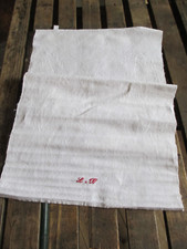 Leinen Handtuch Antik Handgewebt Bauernleinen  122x39 Monogramm LD unbenutzt