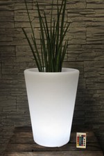 Arnusa Oasis Lights Blumentopf PL124 40 cm Kübel Topf Vase beleuchtet LED Lampe