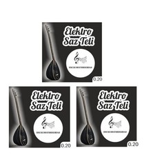 3x Elektro Saz Baglama Teli