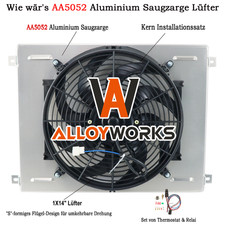 Alu Lüfter Kühlerlüfter