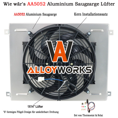 Alu lüfter kühlerlüfter - alu,