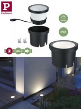 Paulmann Plug & Shine LED Wandfluter Ocos IP67 3000K 6,1W Anthrazit bis 1000kg