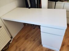 IKEA MALM Schreibtisch Weiß