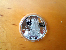 Silbermünze legendärer Großsegler "Bounty" 5 Dollar NIUE 1992 in PP-Ausgabe!