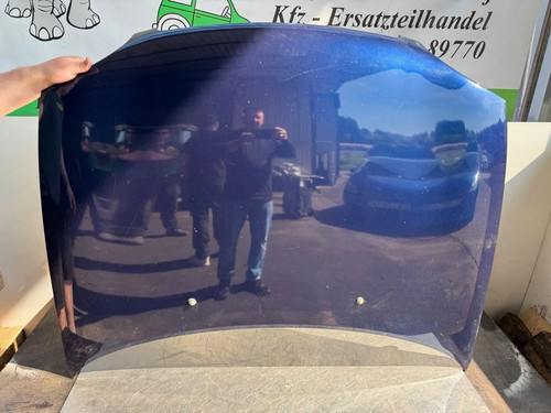 Motorhaube opel corsa blau - opel,