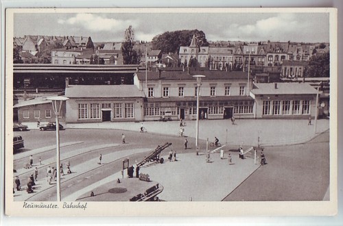 Neumünster bahnhof 1959 - ,