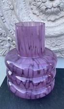 Vase aus Wolken Glas Lila