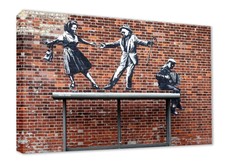 Wandbild Banksy Dance Couple