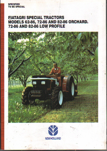 Fiatagri madels 72 86 - 62-86,, 72-86