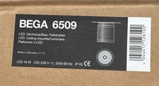 BEGA 6509 LED Deckenaufbau Tiefstrahler IP65 19W Lamp Leuchte Design LED schwarz