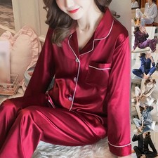 Mode Neu Innenräume Frauen Loungeweife Glatt Hautfreundlich Lange Ärmel