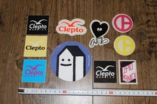 10x Cleptomanicx Aufkleber /