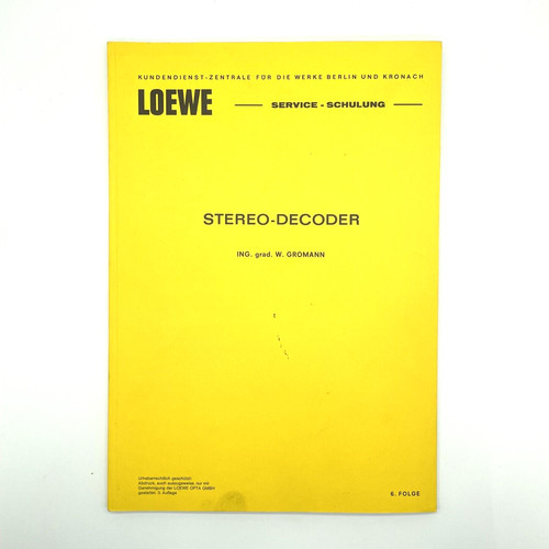 Original loewe service - original,