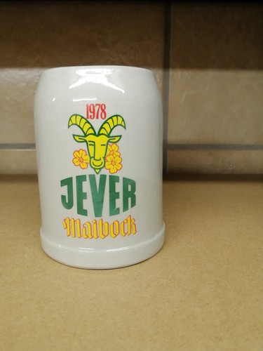 Jever bierkrug seidel keramik - bierkrug,