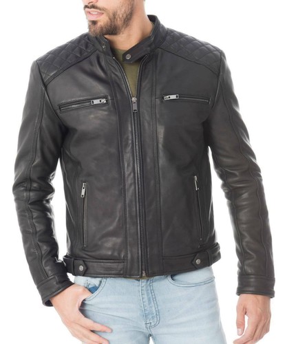 Herren lederjacke 100 echt - lederjacke,