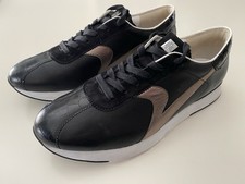 HÖGL 🌸 Damen Leder Sneaker schwarz Multi sportiv Hochwertig Größe 7,5 (41,5)