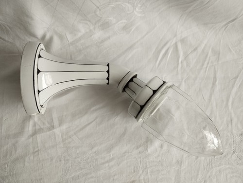 Jugendstil porzellan wandlampe - porzellan,