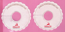 Pilsdeckchen Tropfdeckchen Hirsch Brauerei Hohner - Wurmlingen 2x