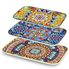 Servierplatten Bohemisch 3er