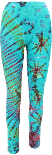 Unikat batik damen leggings - damen,