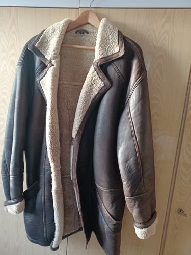 Lammfell ledermantel herren - lammfell,