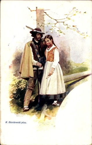 Künstler bienkowski k - künstler, ak