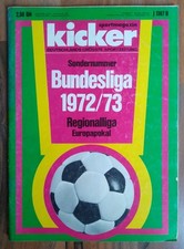 Kicker Sport-Magazin ⚽️ Sondernummer BUNDESLIGA 1972/73 komplett& unbeschnitten 