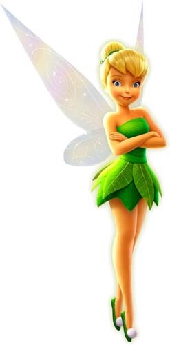 Prinzessin tinkerbell wandbild - tinkerbell,