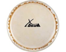 6" XDrum Bongo Natur Fell