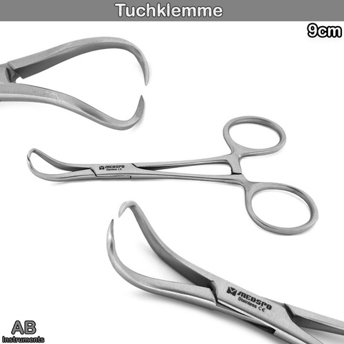 Tuchklemme nach backhaus mit - backhaus,