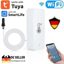 WLAN Thermometer Hygrometer Innen Außen, Wifi Temperatursensor Mit Externem Sens