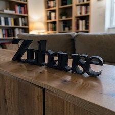 Zuhause Schriftzug 3D Deko