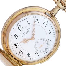 A. Lange & Söhne Glashütte Savonette Taschenuhr Rosegold Glashütte Zertifikat