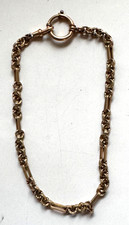 Biedermeier Uhrenkette Bronze