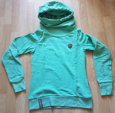 NAKETANO PULLOVER HOODIE LANGARM MINT OBERTEIL MÄDCHEN DAMEN S KRAGEN KAPUZE