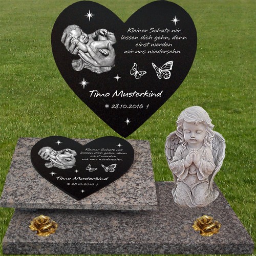 Granit herz sternenkind - granit,