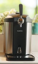 Bierzapfanlage Klarstein  SKAL für 5 Liter Fass mit Kühlung Edelstahl silber