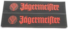 Barmatte Jägermeister Rutschmatte Abtropfmatte 52x8 Gummi Schwarz Gastro Werbung
