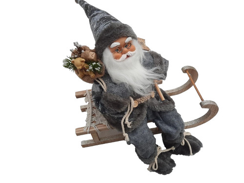 Weihnachtsmann sitzend auf