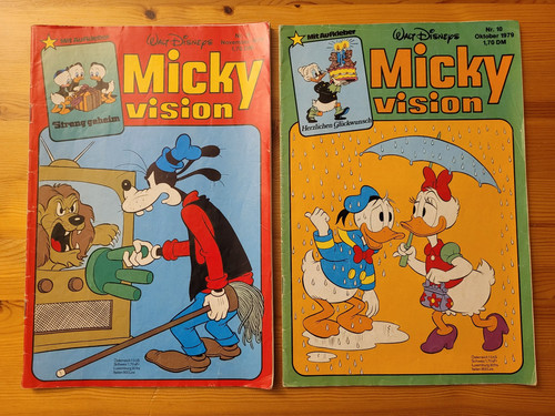 Micky vision comic - micky, comic-hefte