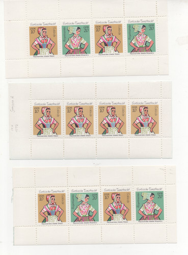 Zusammendrucke ddr 1971 - -,