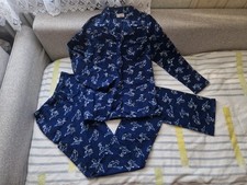 Neu SNOOPY Pyjama Gr.XS dunkel Blau