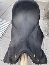 HKM Dressursattel Zeus 18 Zoll schwarzes Kopfeisen gebraucht schwarz