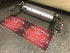 mg f Mgf Mk2 mg tf mgtf UNPOLISHED Trevor Taylor Mk9 Edelstahl  Auspuff