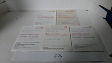 DB AG - 5x Streckenfaltfahrpläne/Taschenfahrpläne/Streckenfaltfahrplan - SFP674