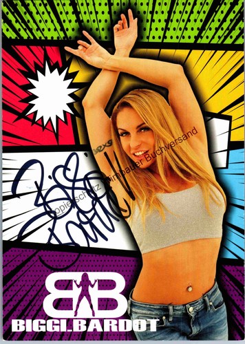 Original autogramm biggi - autogramm,